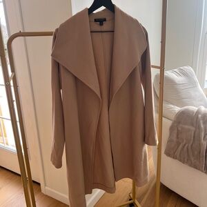 Banana Republic Factory Camel Knit Wrap Coat